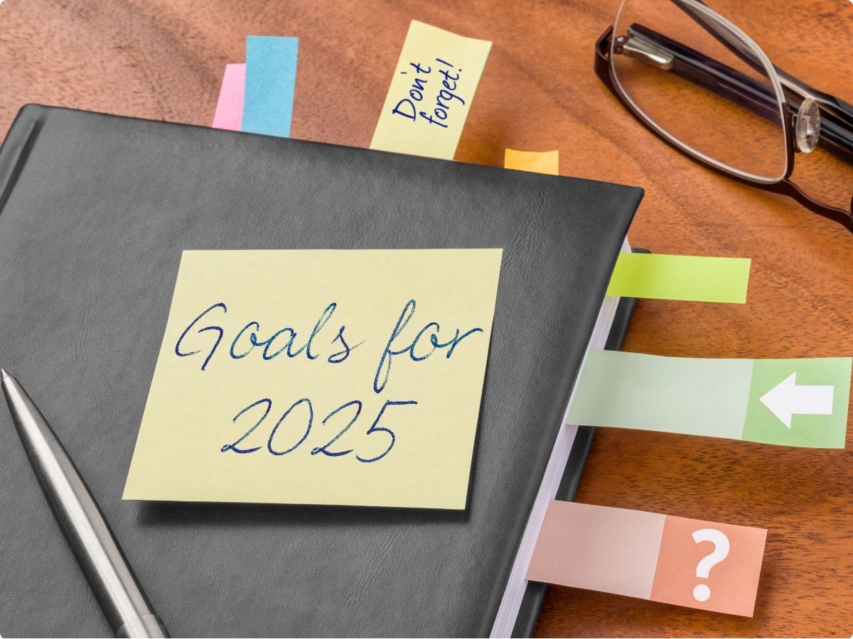 Planner with 2025 Nursing Goals