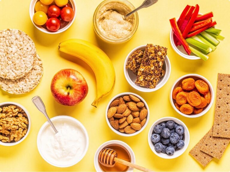 Variety of Healthy Snacks to keep nurses energized throughout their shifts.